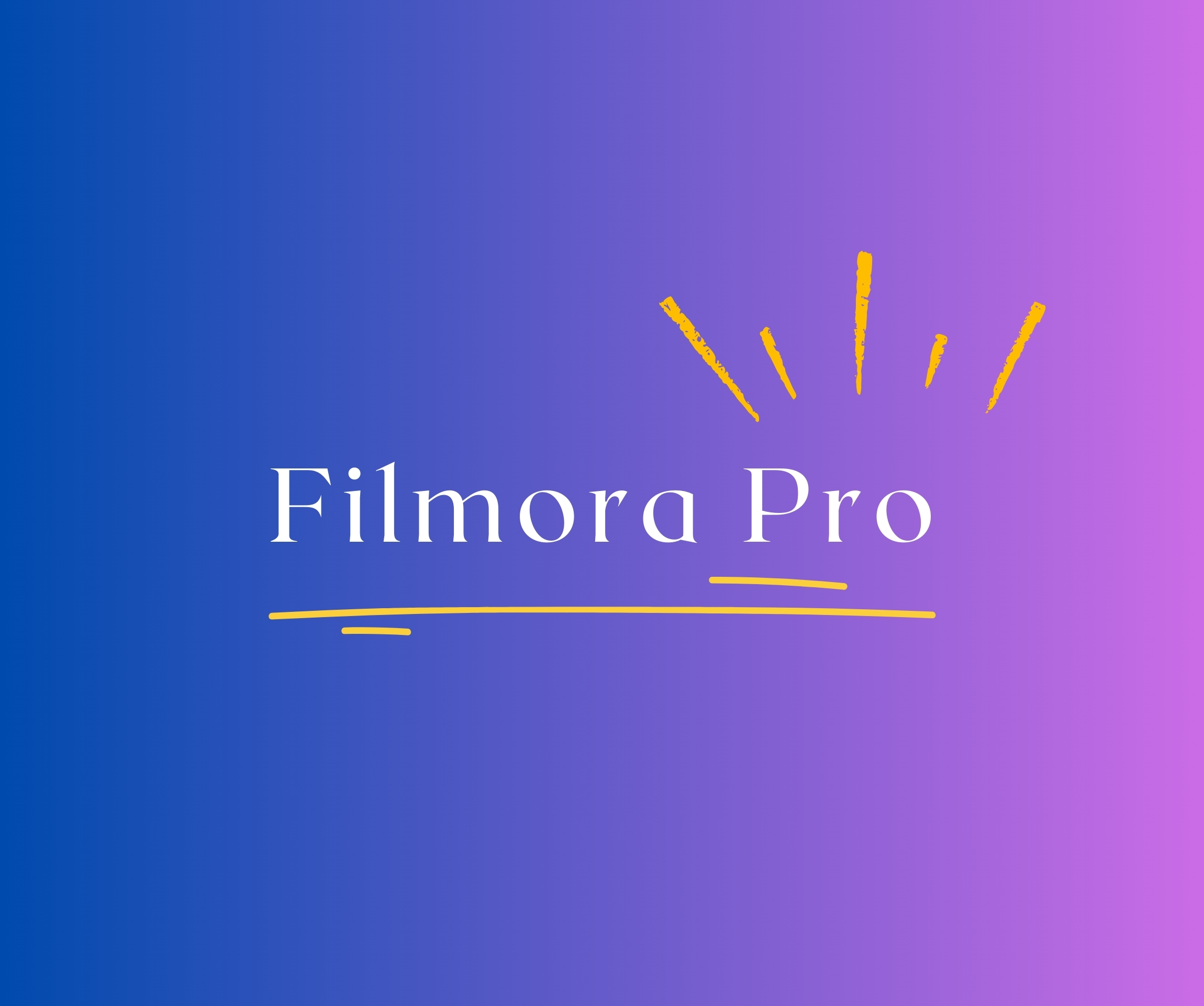 Filmora Pro